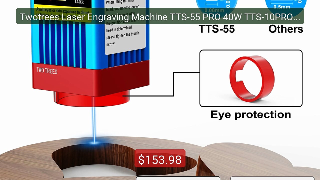 Twotrees Laser Engraving Machine TTS-55 PRO 40W TTS-10PRO 80W Metal... -- Top Rated 2026 | Buy Now!