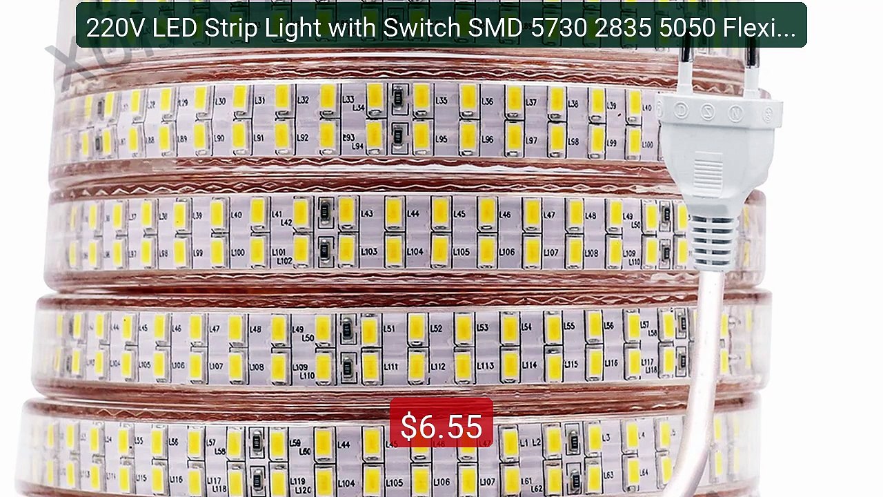 220V LED Strip Light with Switch SMD 5730 2835 5050 Flexible L... -- Hot Deal 2026 | Limited Offer!