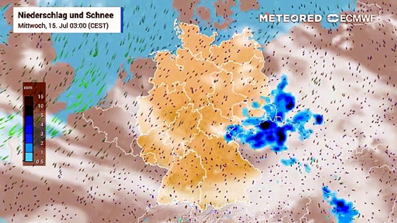 Es wird deutlich wechselhafter und auch nasser: Die ganz große Hitze verschwindet auch aus dem Südwesten!