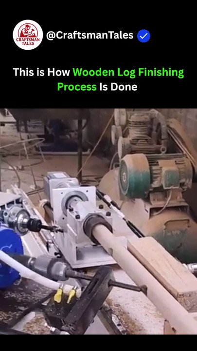 This is How Wooden Log Finishing Process Is Done