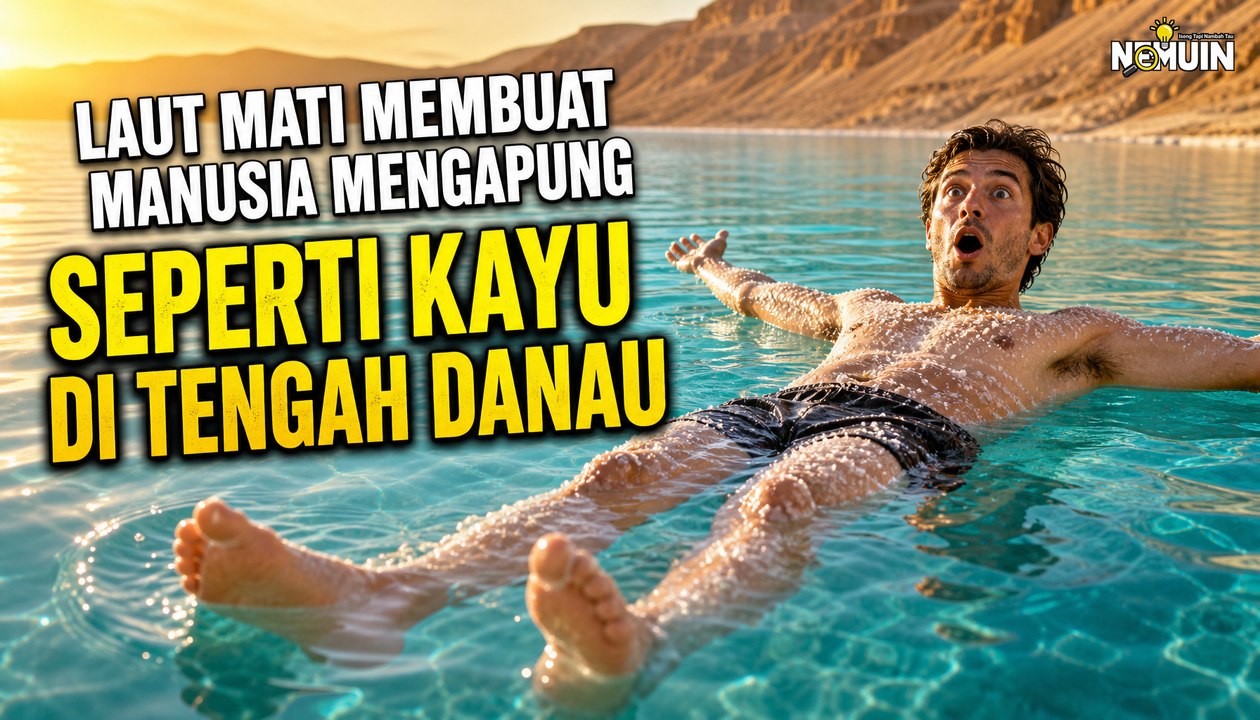 Mengapa Tubuh Kita Mengapung di Laut Mati Seperti Balon Udara?