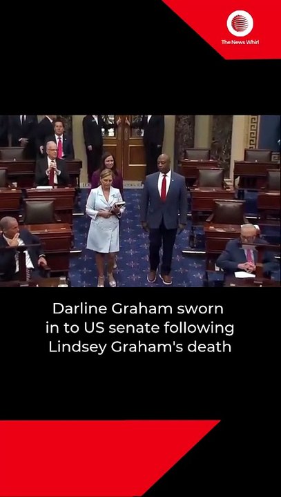 Darline Graham sworn in to US senate following Lindsey Graham's death