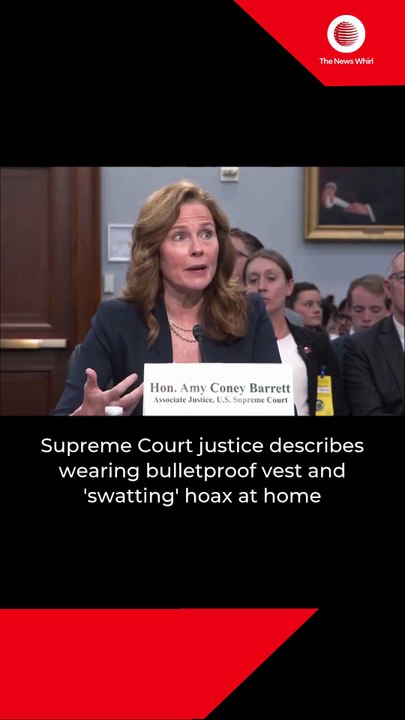Supreme Court justice describes wearing bulletproof vest and 'swatting' hoax