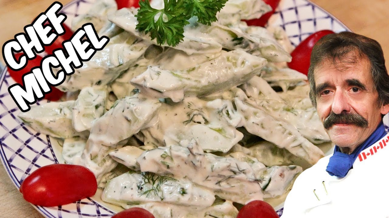 Salade de concombres à l'aneth