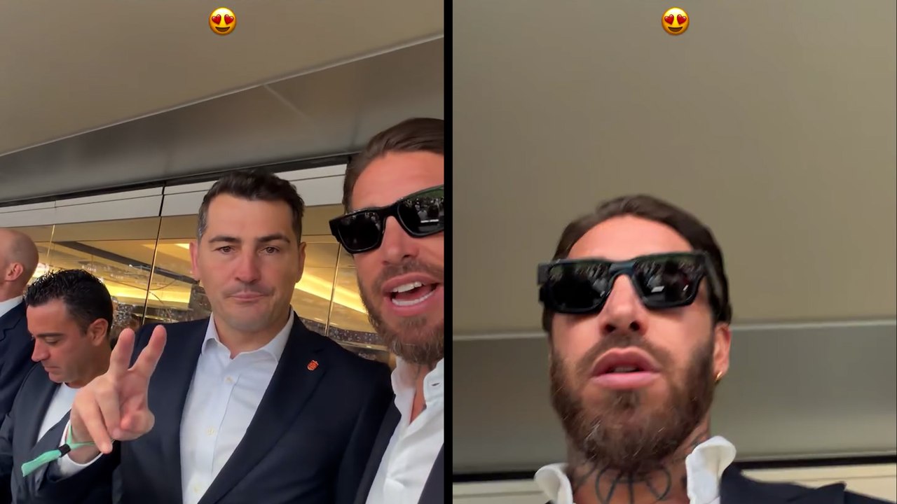 El vídeo viral de Sergio Ramos, Iker Casillas y...