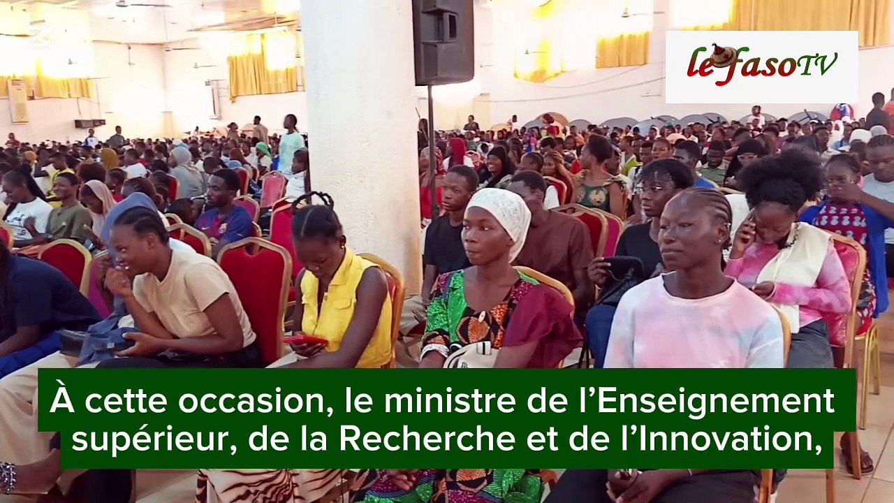 Burkina/Nouveaux bacheliers : la 11ᵉ Semaine nationale de l’information et de l’orientation officiellement lancée à Ouagadougou