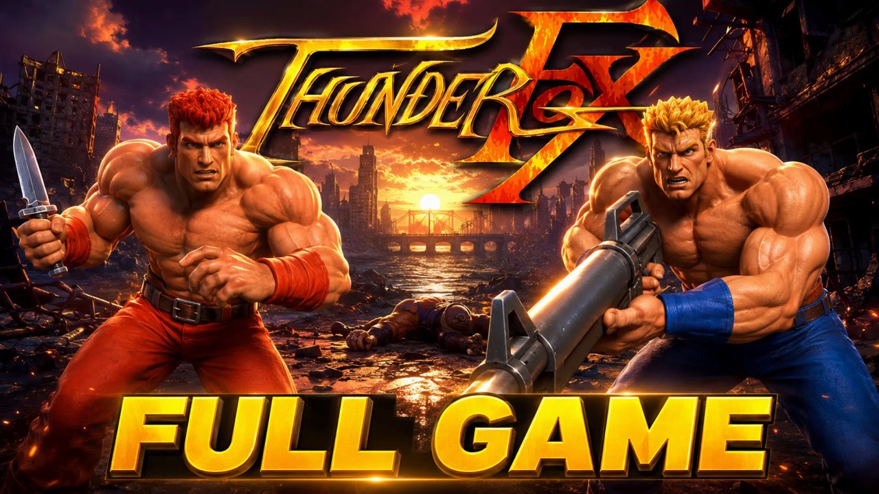 THUNDER FOX - ATÉ ZERAR GAMEPLAY COMPLETO (ARCADE) FULL GAME NO COMMENTARY