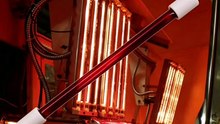 Ruby Halogen Heating Lamp Infrared Quartz Heating Elements Ir Lamps 720mm 1200w for Automotive paint booth