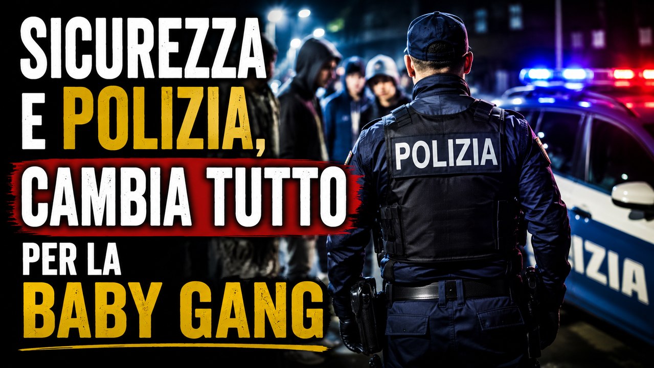 Sicurezza e Polizia, cambia tutto per la baby gang