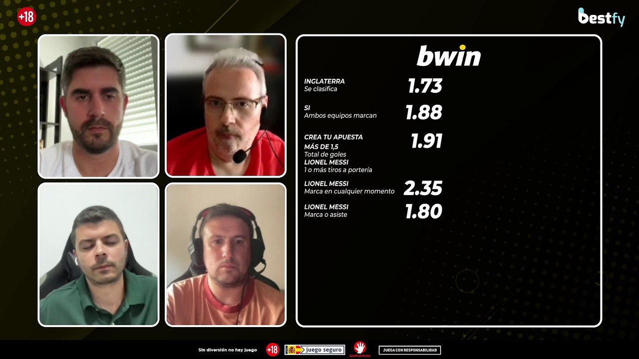 TIPSTERWAR: Cuotas y Pronósticos de la Semifinal Inglaterra - Argentina (Mundial 2026) | bwin