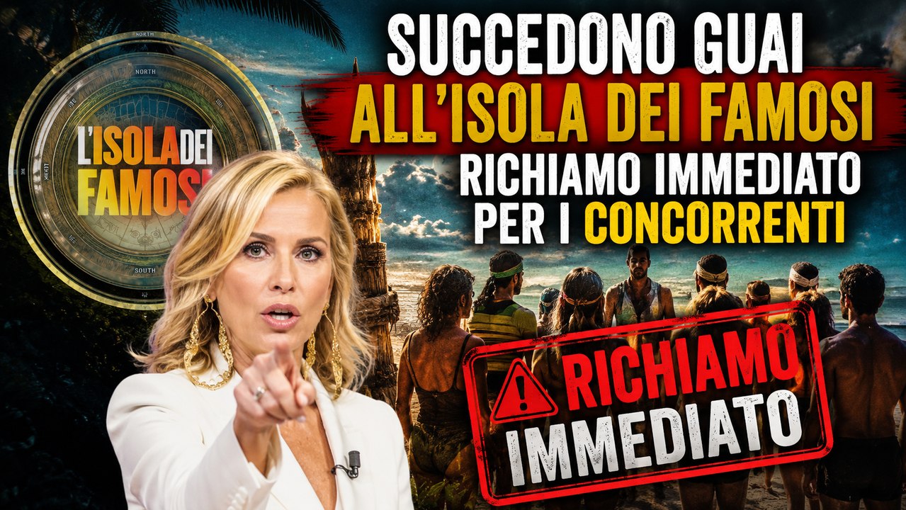 Succedono guai all'Isola dei Famosi, richiamo immediato per i concorrenti