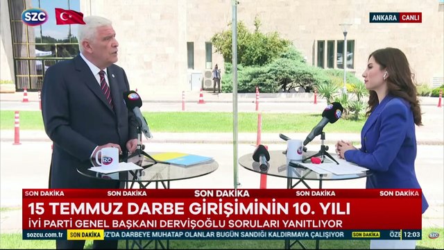 İYİ Parti Genel Başkanı Dervişoğlu soruları yanıtlıyor