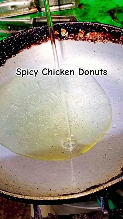 Spicy Chicken Donuts #youtube #youtubeshorts