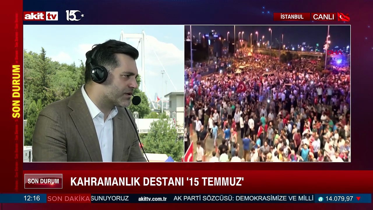 AK Parti Üsküdar İlçe Başkanı Taha Sarıcaoğlu 15 Temmuz gecesini anlattı