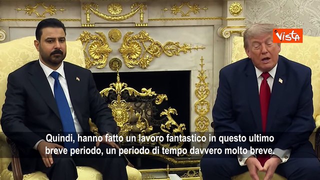 Trump scherza col primo ministro iracheno: Un leader giovane e bello... e questo non mi piace