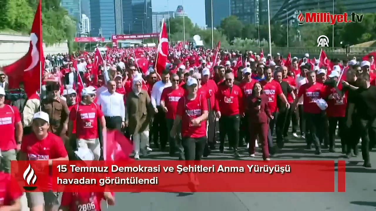 15 Temmuz Demokrasi ve Şehitleri Anma Yürüyüşü: Unutmayacağız, unutturmayacağız