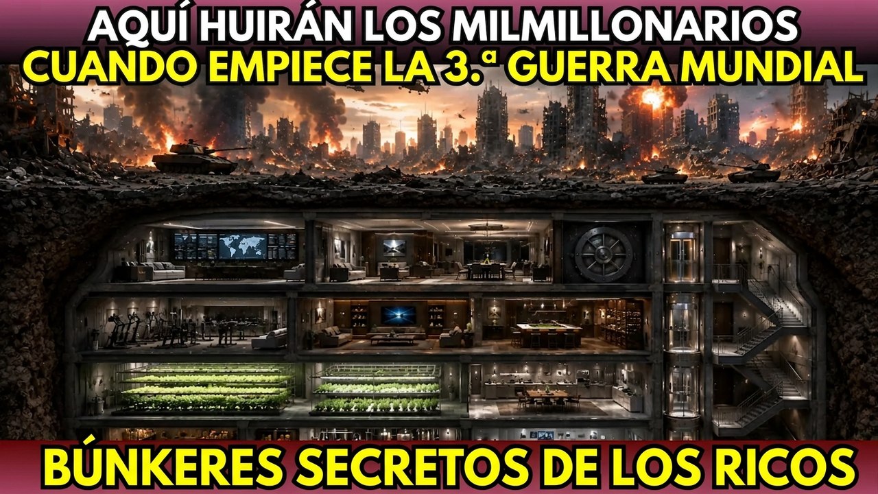 El palacio secreto bajo tierra de los multimillonarios