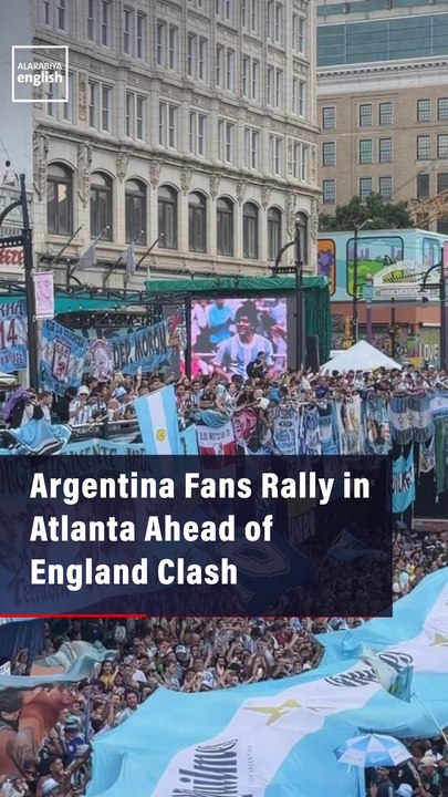 Argentina Fans Rally in Atlanta Ahead of Game