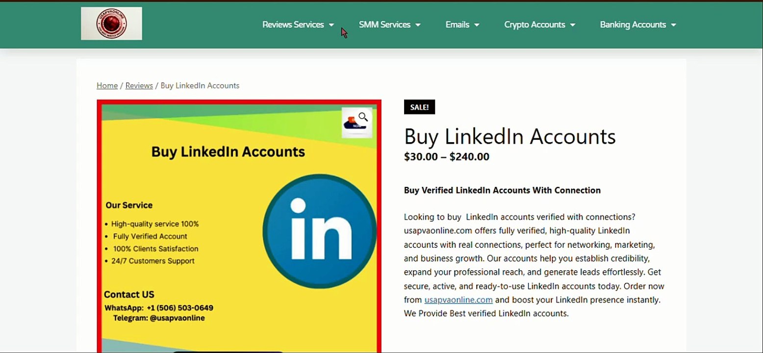 Verified LinkedIn Accounts for Sale – Sales Navigator Ready, High Reply Rates