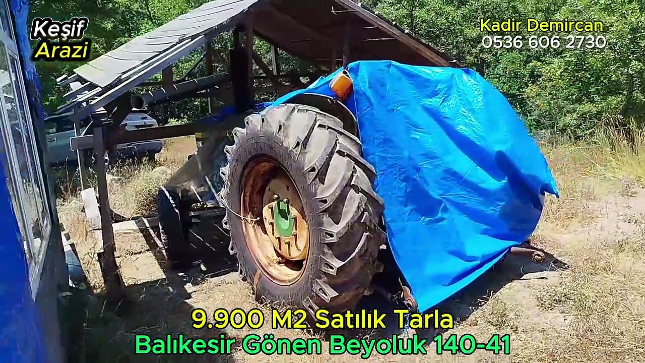 9.900 m2 Satılık Tarla  Balıkesir Gönen Beyoluk köyü 140 ada 4 parsel