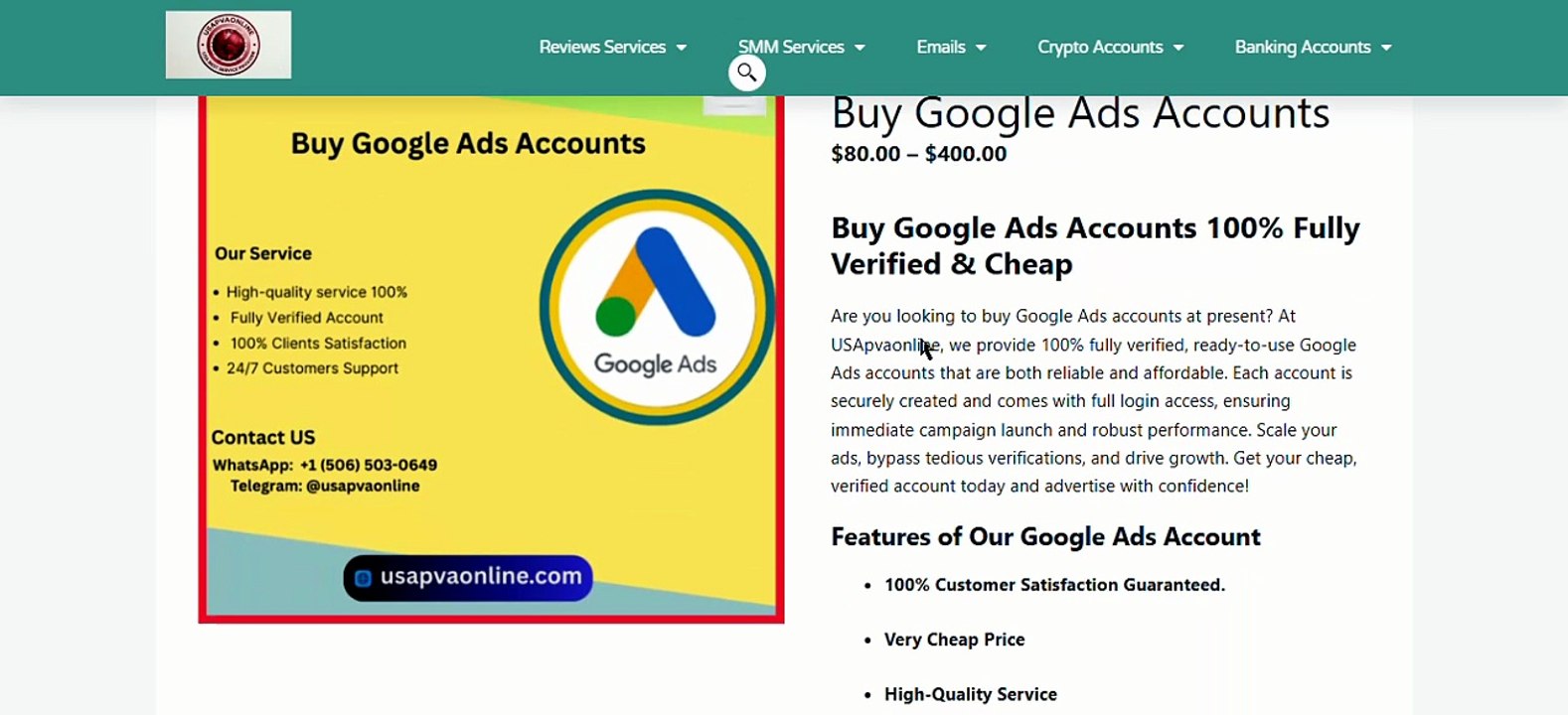 Wholesale Google Ads Accounts – Bulk Packs, 10–100+ Accounts, Premium & Budget Tiers