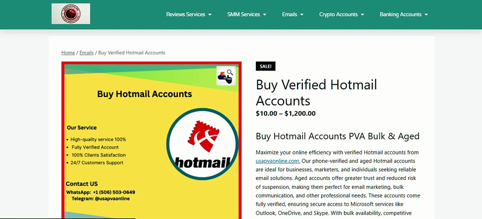Scale Your Email Marketing with Bulk Hotmail Accounts – Cost-Effective & ReliablePurchasing bulk Hotmail accounts