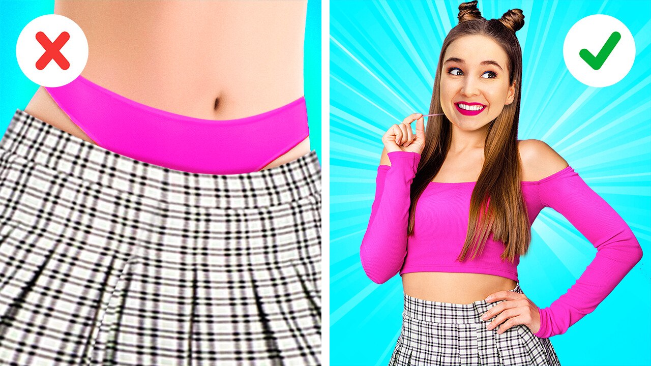 Clothing Transformations: From Nerd to Popular in School