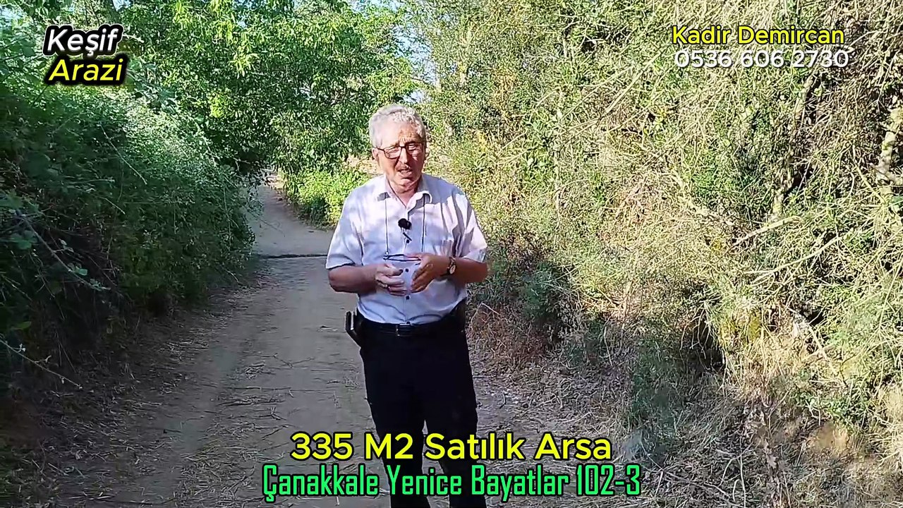 335m2 Satılık Arsa. Çanakkale Yenice Bayatlar 102 ada 3 parsel.