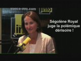 Ségolène Royal juge la polémique dérisoire !