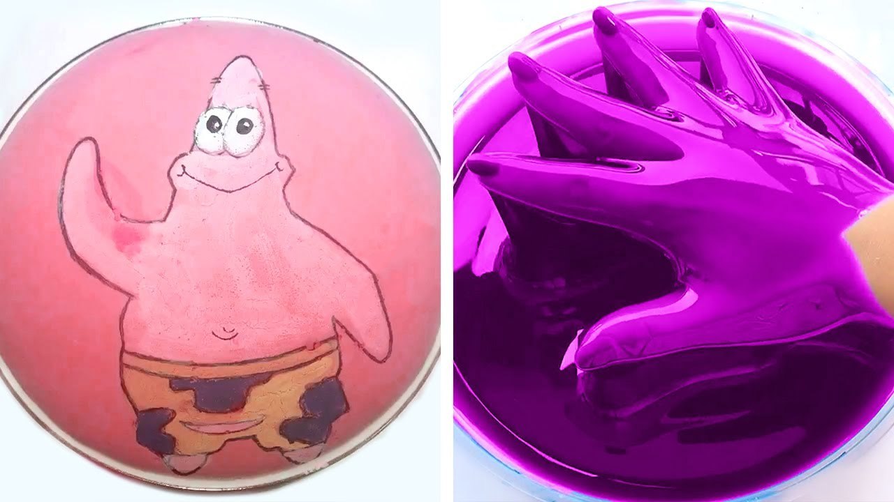 Oddly Satisfying Slime ASMR - Relaxing When Str...