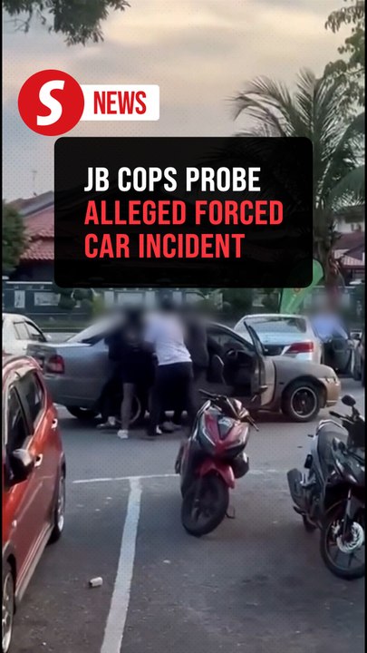 Police probe viral video of man forced into car in JB