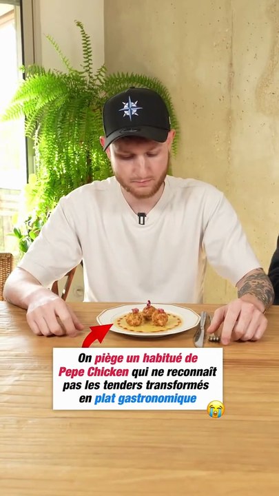 On piège un habitué de Pepe Chicken qui ne reconnait pas les tenders transformés en plat gastronomiques 😭😭
