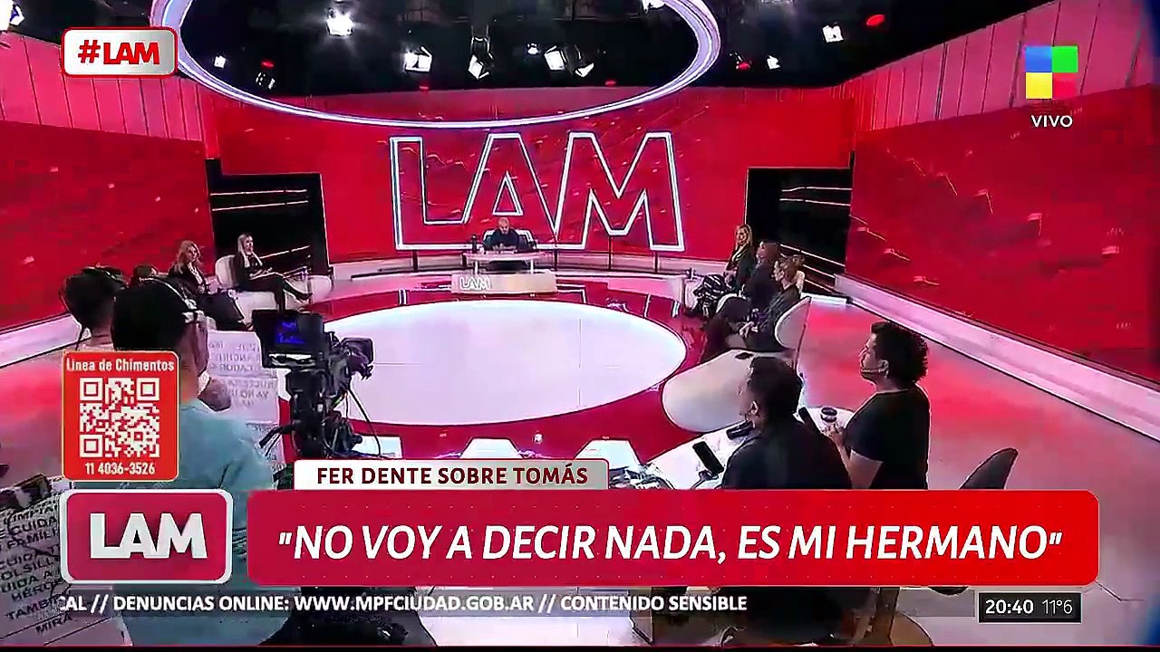 La contundente reacción de Fer Dente ante la denuncia pública de su hermano Tomás por supuesto abuso