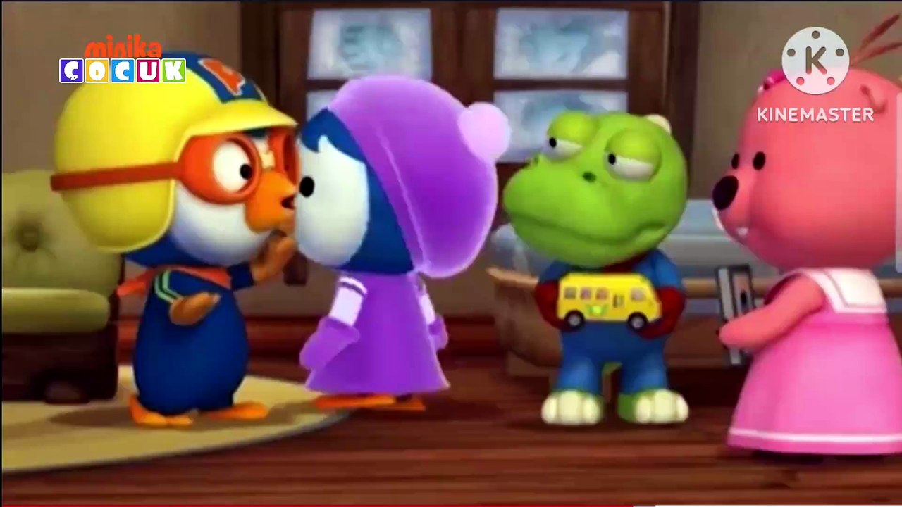 Pororo | Petty Pororo'nun Yanaklarını Sıkıyor | Minika