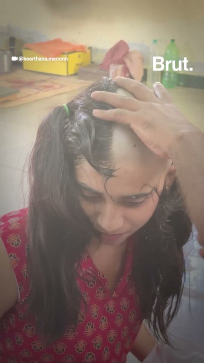 Girl Hair Shaved