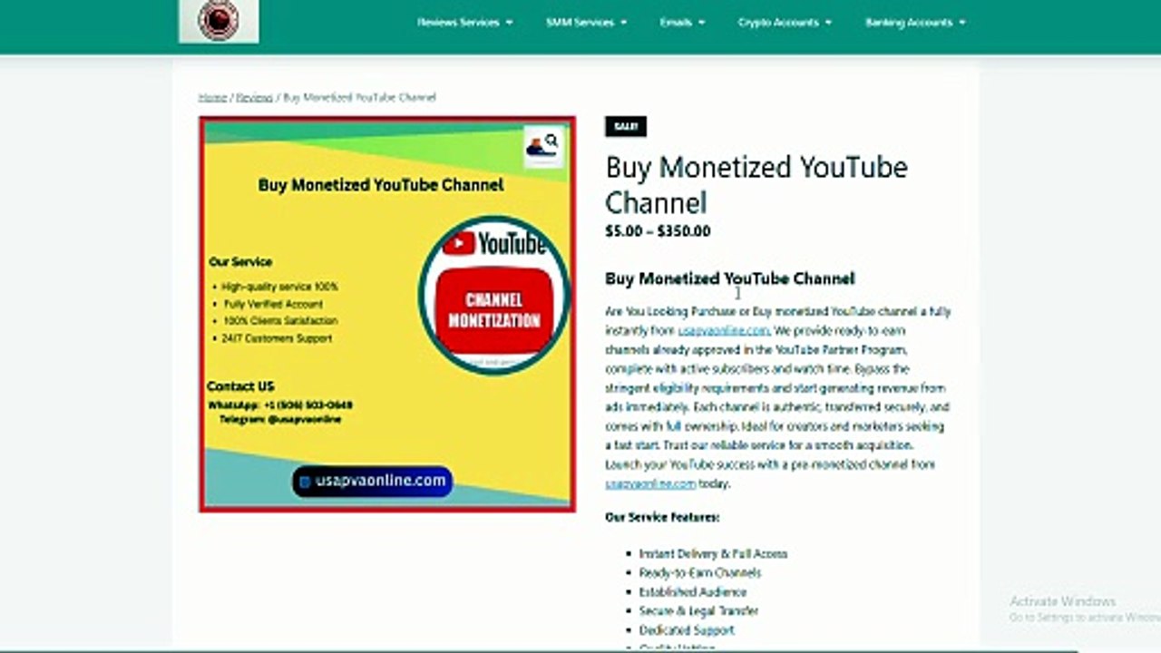 Purchase Aged YouTube Accounts Fastly - video Dailymotion