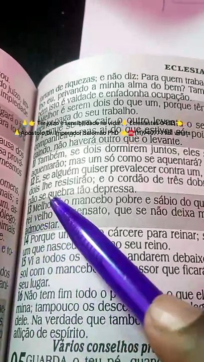 🙏👉 Ter juízo e sensibilidade na vida!🙏 Eclesiastes 04:13👈 🙏Apóstolo Dr. Imperador Salomão PhD 👈☎️(11)94077-7961 whats🛫