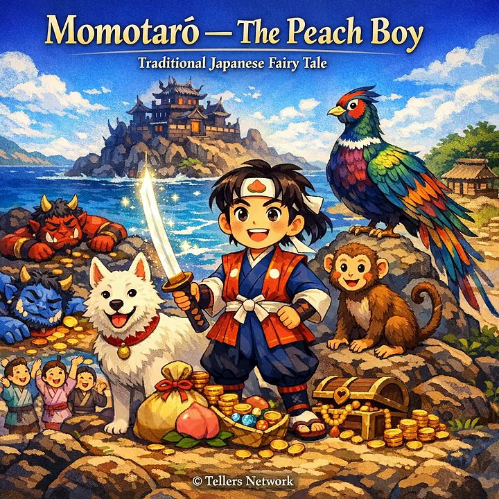Momotaro the Peach Boy by Japanese Folktales