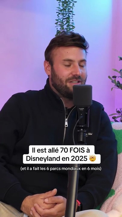 Il est allé 70 fois dans sa vie à Disney (il a fait les 6 parcs mondiaux en 6 mois) 🤯🤯