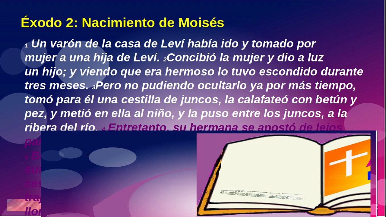 A1S29i Al inicio del Exodo 02 Nacimiento de Moises - Miercoles