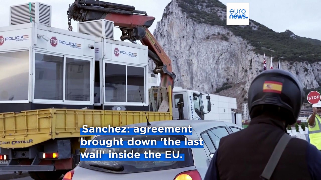 Spanish PM Pedro Sánchez says Gibraltar border removal closes 'open wound'