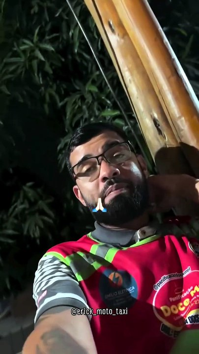 Mototaxista postou vídeo com mensagem motivacional no local em que seria mort0 um dia antes do crime