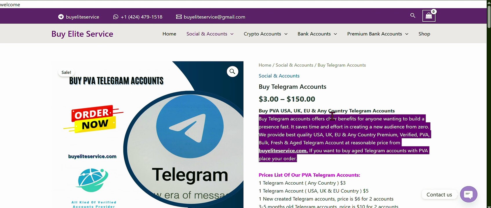 Buy Telegram Accounts for Sale – Aged & PVA ...