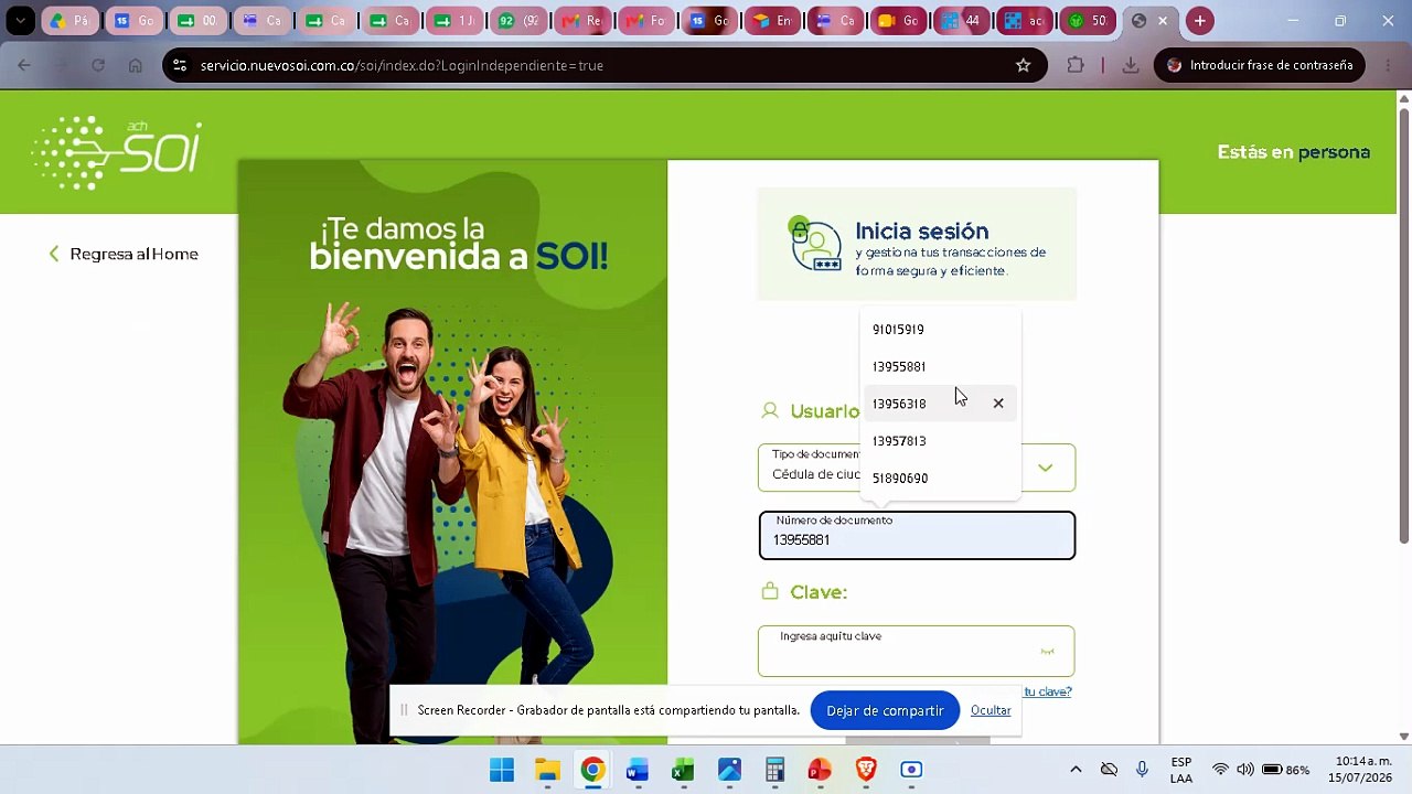 generar y descargar planilla