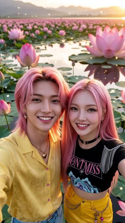 As guerreiras do Kpop e os Saja boys! 🌸 MUNDO INFINITO DE FLORES DE LÓTUS #kpop #huntrix #guerreiraskpop #golden #artificelintelligence