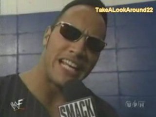 The Rock Backstage Interview 7/10/99