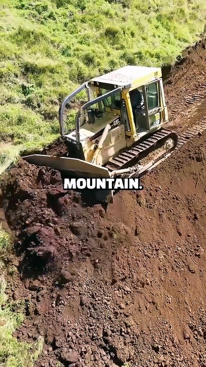 How Roads Are Carved Into Vertical Mountains Using Cut and Fill