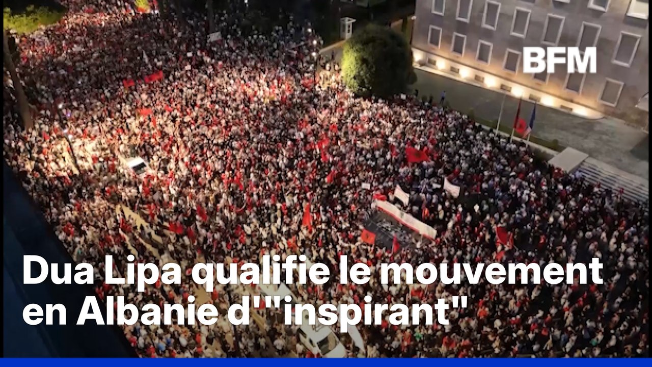 Albanie: Dua Lipa soutient les manifestations contre le projet immobilier de la famille Trump