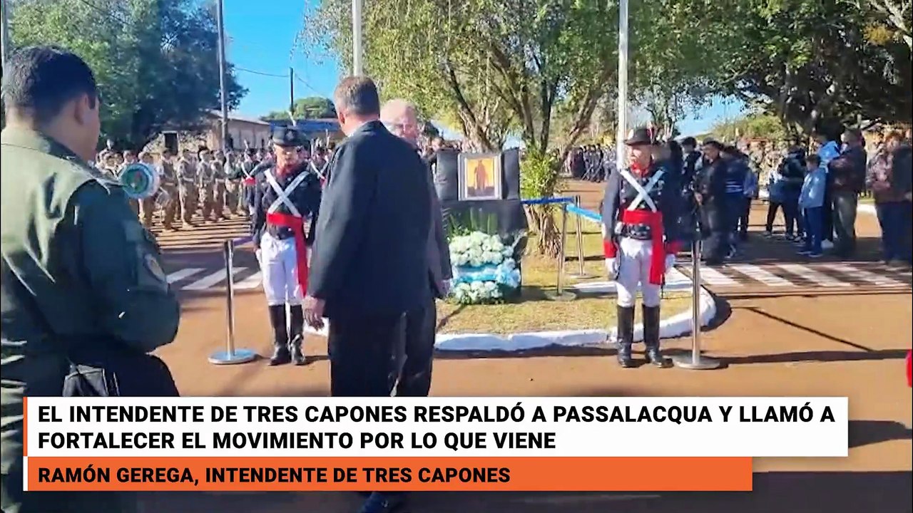 El intendente de Tres Capones respaldó a Passalacqua y llamó a fortalecer el Movimiento por lo que Viene