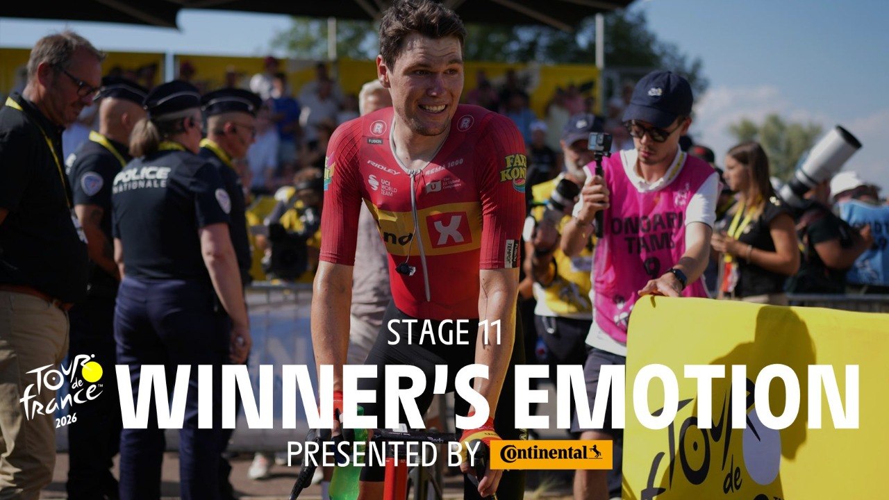 Tour de France 2026 - Stage 11 Winner's emotion